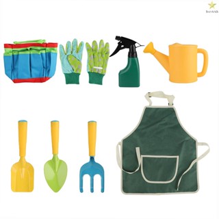 Fun and Educational Gardening Tool Set for Kids - 8PCS Garden Play Toys with Tote Bag