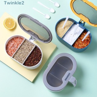 Twinkle กล่องเครื่องปรุงรส สามช่อง สําหรับห้องครัว