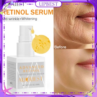 ♕ Auquest Retinol Collagen Anti-Wrinkle Facial Essence ลบกระจุดด่างดำ Hydrating Brightening Lifting Skin Repair Essence Face Care 30ml UPBEST