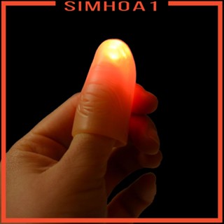 [Simhoa1] พร็อพนิ้วโป้ง LED สําหรับคริสต์มาส 2 ชิ้น