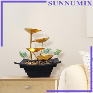 [Sunnimix] น้ําพุตั้งโต๊ะ ขนาดเล็ก สําหรับทําสมาธิ ตกแต่งห้องนอน สํานักงาน