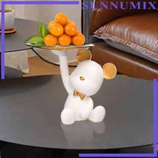 [Sunnimix] ฟิกเกอร์เรซิ่น รูปปั้นหมีน่ารัก สไตล์โมเดิร์น สําหรับตกแต่งบ้าน