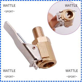 Wattle อะแดปเตอร์หัวจับลมยางล้อรถยนต์ ทองเหลือง