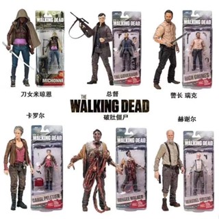 ฟิกเกอร์ The Walking Dead 6th Season Rick Sheriff ขนาด 5 นิ้ว สําหรับตกแต่งสํานักงาน