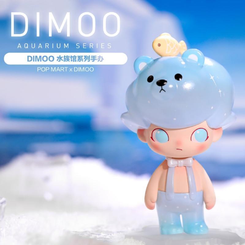 ฟิกเกอร์ P popmart DIMOO Aquarium Series Mystery Box แบบสร้างสรรค์ สําหรับตกแต่งบ้าน พร้อมส่ง