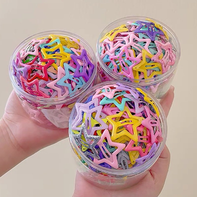 ชุดกิ๊บติดผม รูปดาวน่ารัก ขนาดเล็ก สีสันสดใส สไตล์เกาหลี สําหรับเด็กผู้หญิง จํานวน 25 ชิ้น