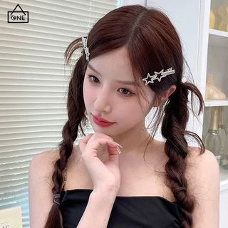 COD❤️1บาทกิ๊บติดผมรูปดาวห้าแฉกสีแคนดี้โลหะY2Kเกาหลีแฟชั่นปากเป็ดคลิปด้านข้างนักเรียนสำหรับผู้หญิงเครื่องประดับผม-a.one