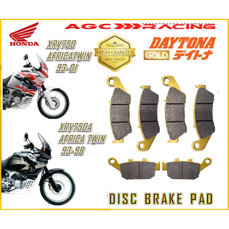 ผ้าเบรค HONDA XRV 750 Africa TWIN 93-01 XRV 750A AFRICA TWIN 93-98 คุณภาพทอง