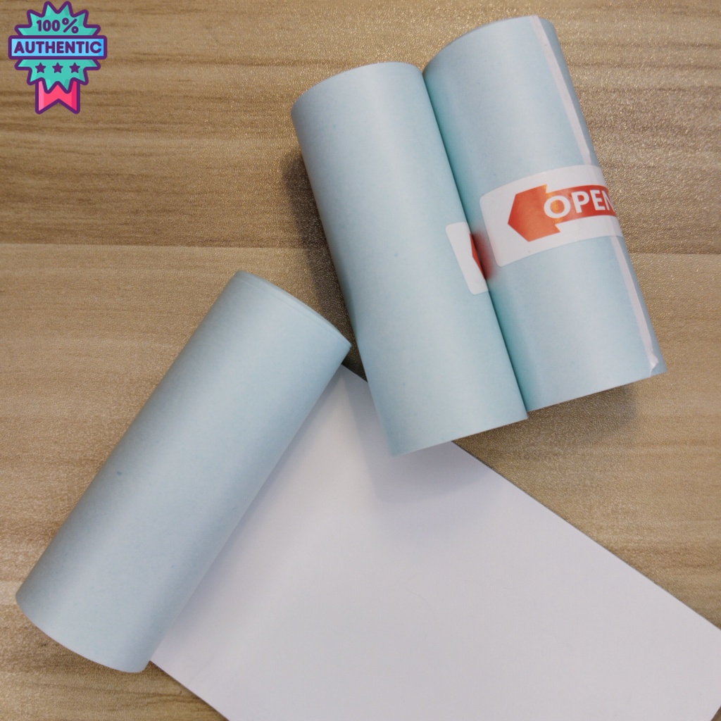 สติกเกอร์ 77x30  Paperang Peripage 77x30มม.  กระดาษสติกเกอร์ สติกเกอร์ปริ้น แปกติ เว้นขอ กันน้ำ กันน้ำมัน sticker