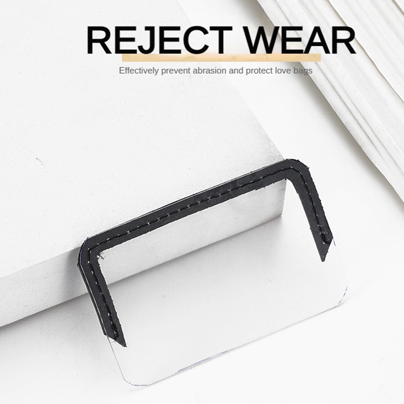 Evertoner แผ่นใส ป้องกันการสึกหรอ สําหรับ Chanel 22 กระเป๋า 4 ชิ้น