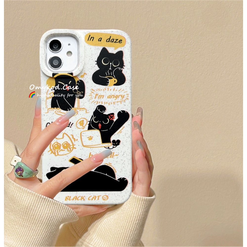 ใหม่ เคสโทรศัพท์มือถือ ซิลิโคน กันกระแทก ลายแมวตลก ย่อยสลายได้ สําหรับ iPhone 15 XR 11 14 13 12 Pro 8 7 Plus SE 2020 X XS Max