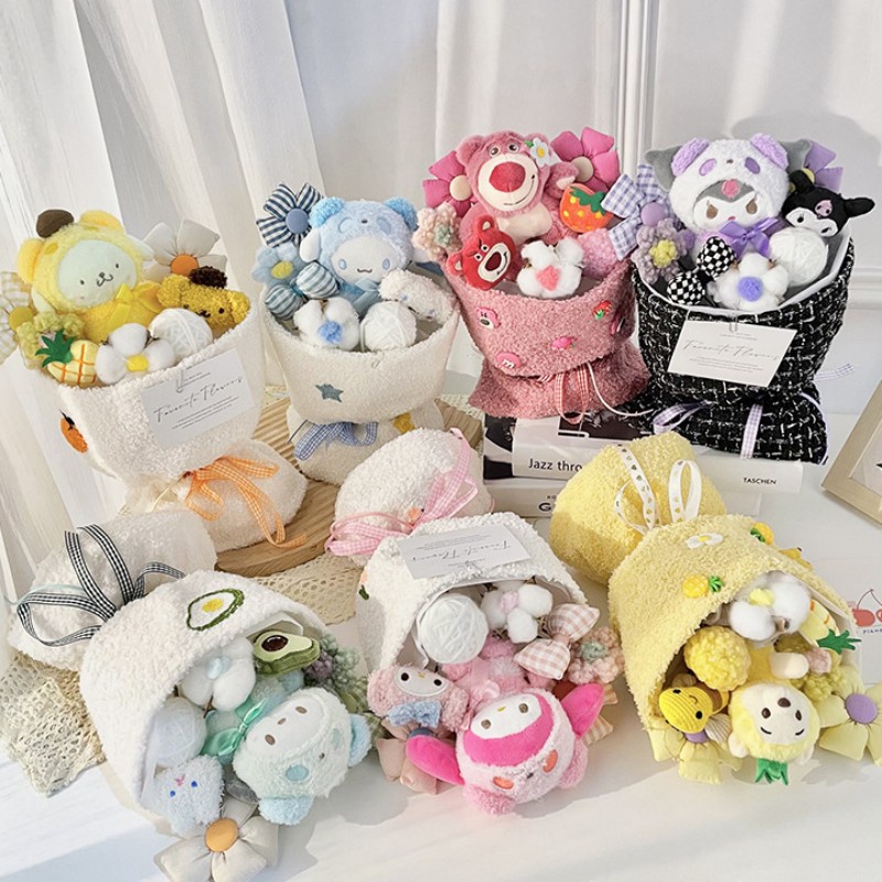 ตุ๊กตาการ์ตูนอนิเมะ Sanrio Kawai Cinnamoroll น่ารัก สร้างสรรค์ ของขวัญรับปริญญา สําหรับเด็ก