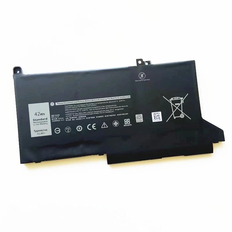 แบตเตอรี่แล็ปท็อป 0G74G   for Dell Latitude 5300 5310 7300 7400 Series Notebook OG74G 02PFPW 11.4V 4