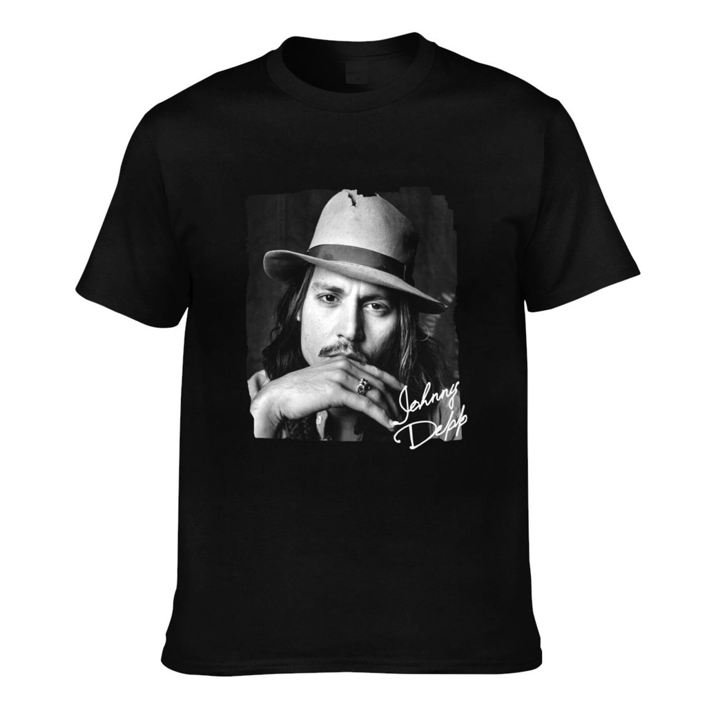 เสื้อยืด Cotton Johnny Depp H Vintage