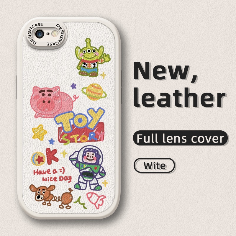 สําหรับ IPhone 6 Plus IPhone 6s Plus IPhone 7 Plus IPhone 8 Plus SE 2020 เคสการ์ตูน ของเล่นน่ารัก หุ่นยนต์ การออกแบบใหม่ กันกระแทก เคสโทรศัพท์หนัง ซิลิโคน เคสป้องกัน