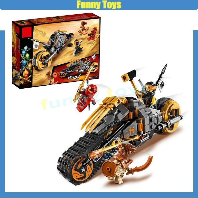 Ninjago series 70672 Cole's Dirt Bike บล็อคตัวต่อ ของเล่นเสริมการเรียนรู้ สําหรับเด็ก และผู้ใหญ่