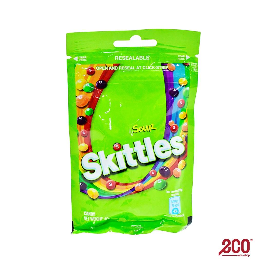 Skittles Sour Fruit Flavour Candies 40G ⏱จัดส่งวันที่ถัดไป