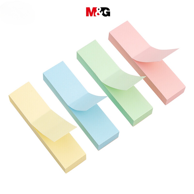 M&G เครื่องเขียน กระดาษโน้ตมีกาว 4 สี 76*19 400 ชิ้น YS-13