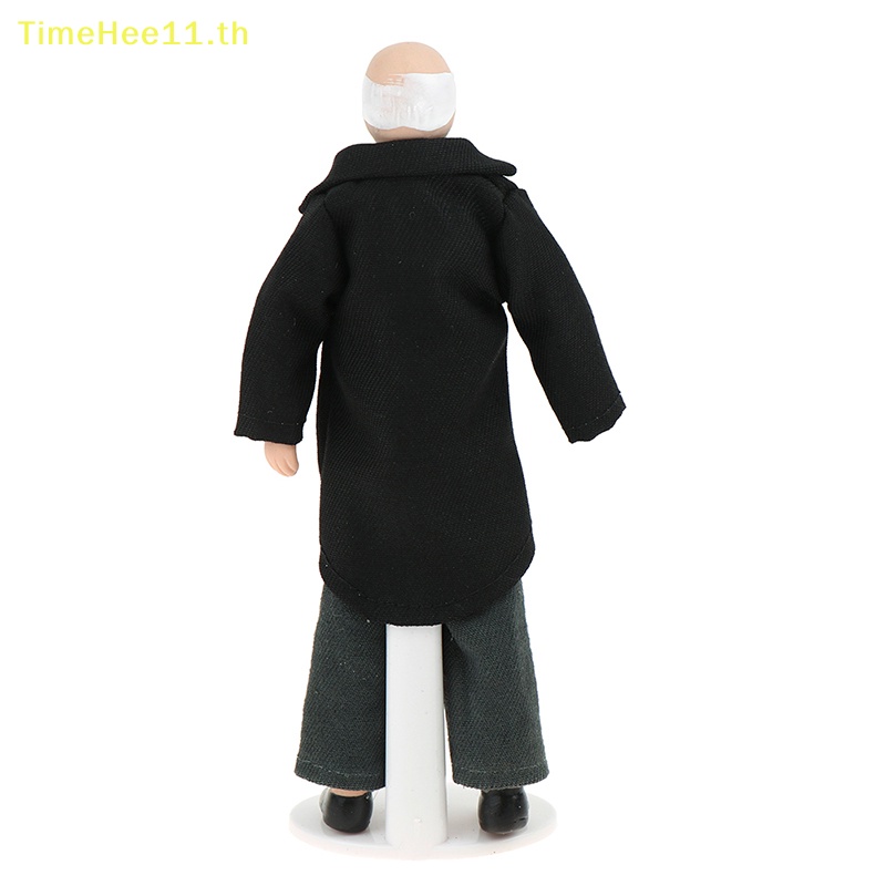 Timehee โมเดลตุ๊กตาพอร์ซเลนจิ๋ว 1:12 สําหรับตกแต่งบ้านตุ๊กตา