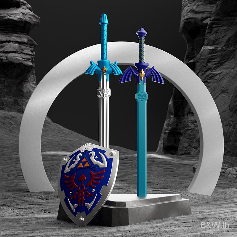 ชุดโมเดลฟิกเกอร์ Legend of Zelda Master's Sword Sword Sheath หนัง PU ของเล่นสําหรับเด็ก