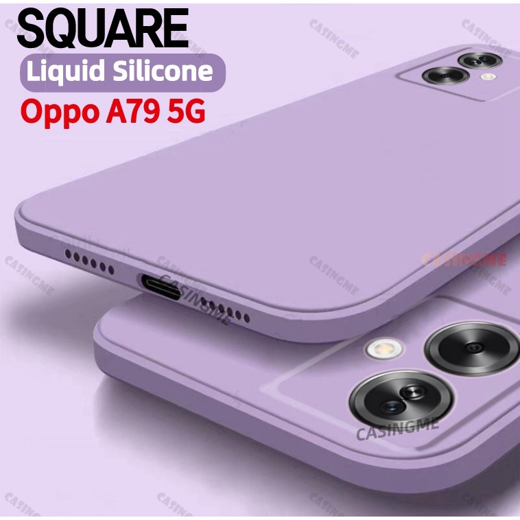 เคสโทรศัพท์ซิลิโคน แบบนิ่ม ทรงสี่เหลี่ยม กันกระแทก สําหรับ Oppo A79 5G 2023 A79 5G A79 A 79 79A 5G 2