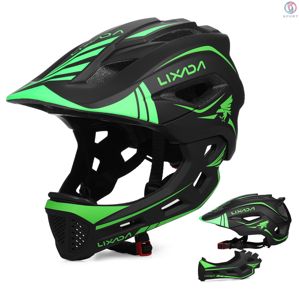 Lixada Kids Full Face Helmet for Cycling Skateboarding Roller Skating Scooter - Safety Bike Helmet