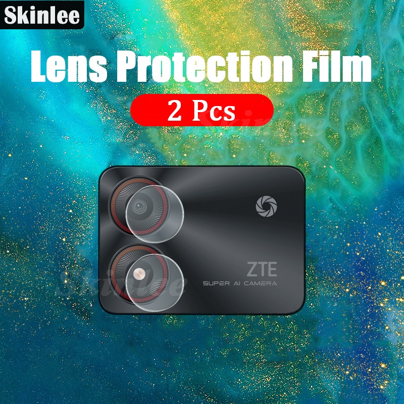 2 ชิ้น ZTE Blade A34 4G A54 V50 การออกแบบ ป้องกันลายนิ้วมือ เลนส์กล้อง กระจกนิรภัย ป้องกันเลนส์ ฟิล์