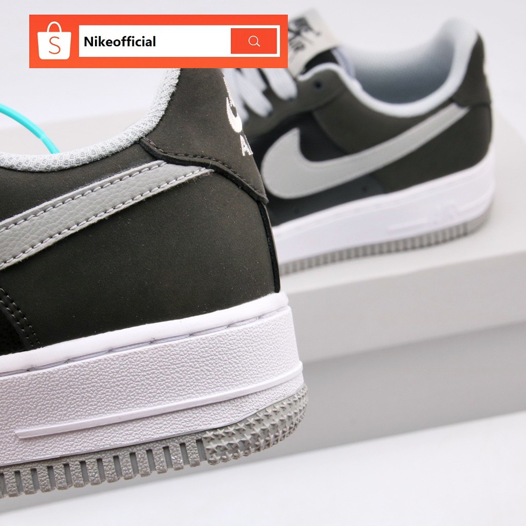 Nike Air Force 1 Low Shadow Grey ลำลองสำหรับผู้หญิงของแท้ 100% รองเท้า free shipping
