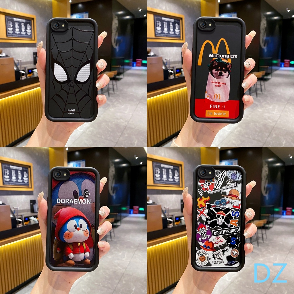 เคส iphone 6 6S 7 8 6PLUS 6S PLUS 7PLUS 8PLUS SE2020 SE2022 สไตล์สีดำ เจ๋ง ความรู้สึกมือใหม่ กรณีโทรศัพท์มือถือ TY