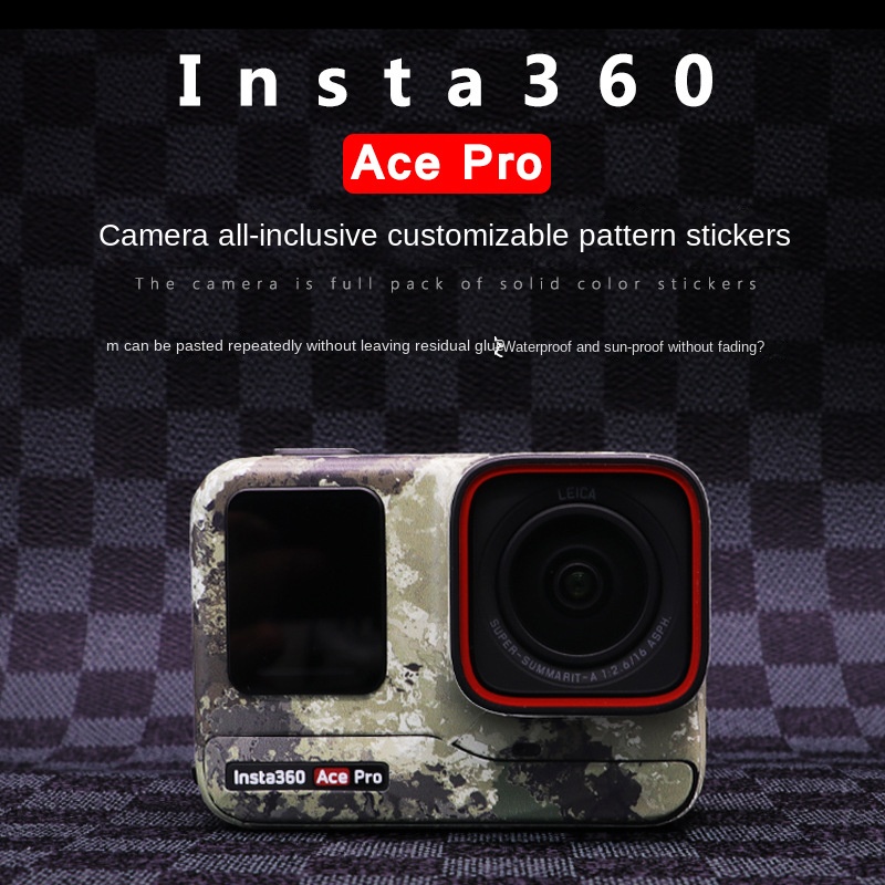 ฟิล์มสติกเกอร์ ป้องกันรอย ไม่มีกาวในตัว สําหรับ Shadow Stone Insta360 Ace Pro