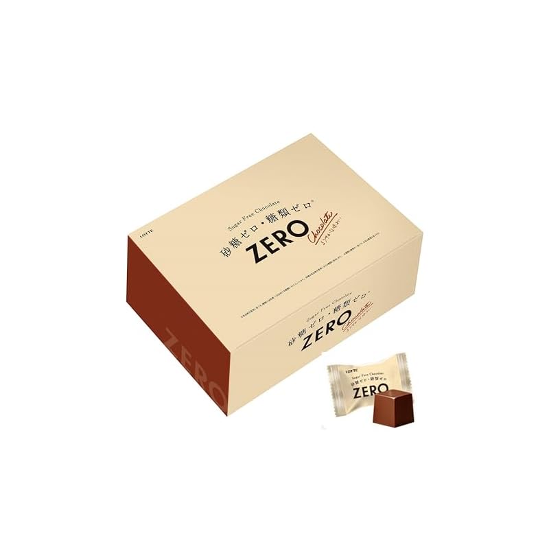 [Direct from JAPAN]LOTTE Zero Chocolate Large Box