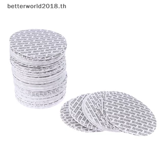 [betterworld2018] 200 ชิ้น Self-กาวโฟมความดัน Sensitive Seal Lining Tamper ทนซีลสําหรับขวดเครื่องสําอางหม้อขวด 20 มม.-82 มม. [TH]