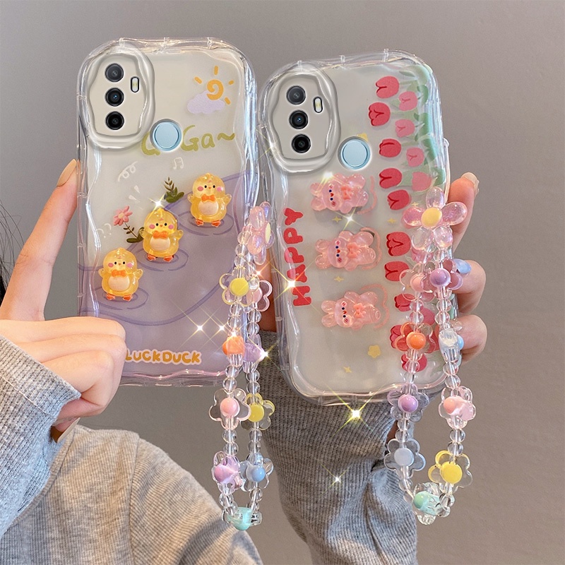 เคส oppo a53 2020 4g/a53s 4g/a33 2020 เคสโทรศัพท์มือถือ กันกระแทก ลายการ์ตูนครีม 3D น่ารัก แฟชั่น สําหรับ oppo a53 2020 4g/a53s 4g/a33 2020
