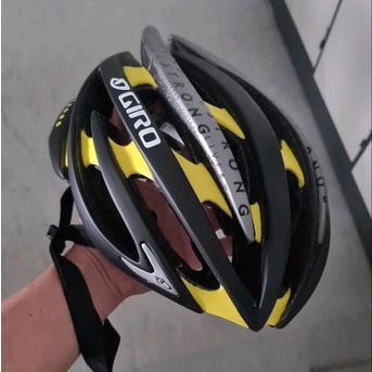 Giro Aero หมวกกันน็อค ขี่จักรยานเสือหมอบ MenTriathlon Racing หมวกกีฬาจักรยาน ขนาด 55-59 ซม.