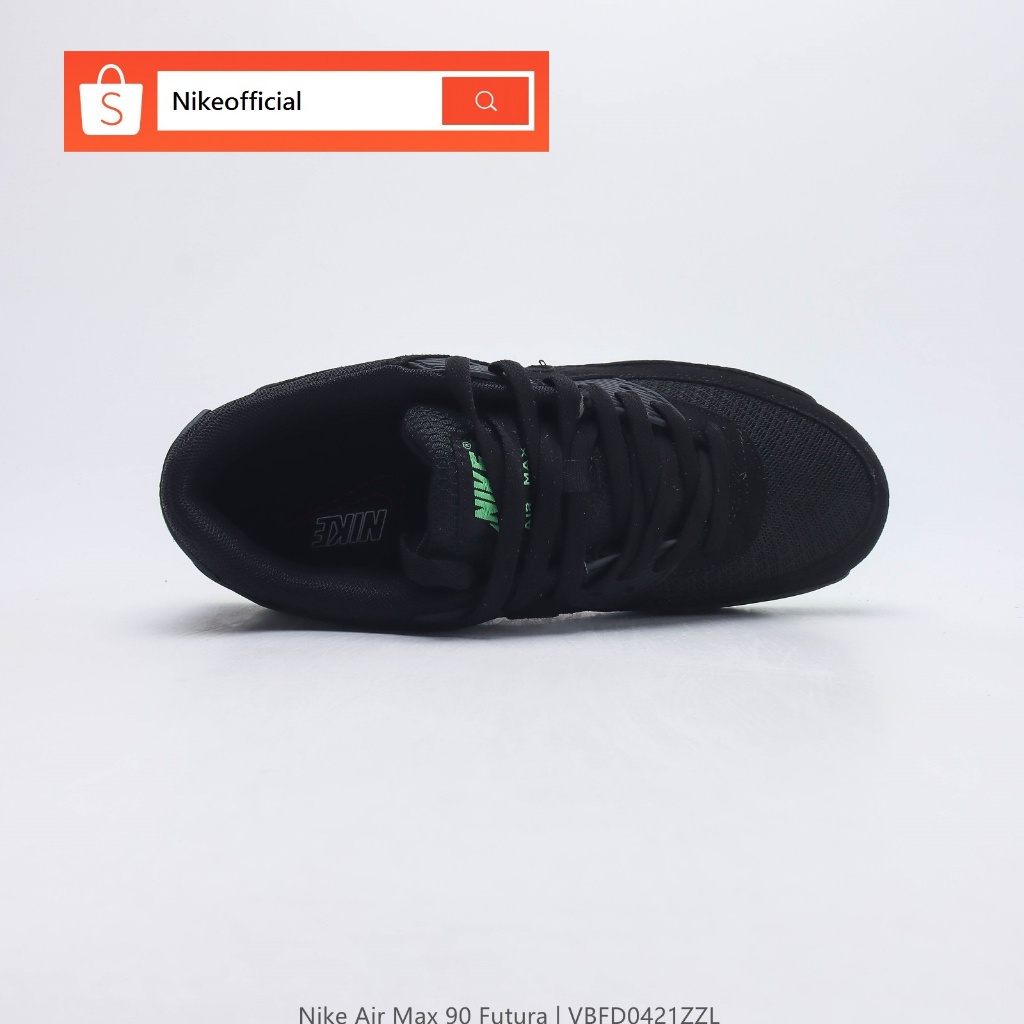 Nike Air Max 90 Futura Green Sport รองเท้าวิ่งสำหรับผู้ชายของแท้ 100% ป้องกันการสึกหรอ