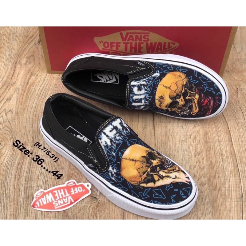 Vans Slip On Metallica (size38-44)