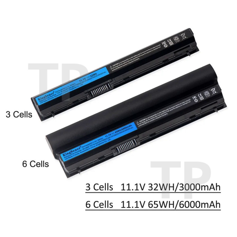 TP KingSener 11.1V 6000mAh RFJMW 7FF1K Laptop Battery For DELL Latitude E6320 E6330 E6220 E6230 E612