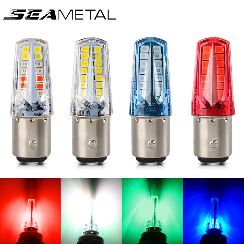 ไฟเบรกท้ายรถจักรยานยนต์ LED 12V