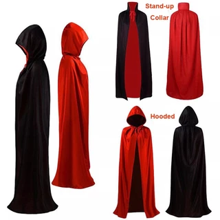 【ฟรีพ่อมดหมวก】 จัดส่งทันทีผ้าคลุมฮาโลวีน พ่อมด แม่มด แวมไพร์ โจรสลัด halloween เสื้อแฟนซี tiktok ส่งจากไทย
