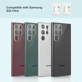 ตัวป้องกันเลนส์กล้อง For SAMSUNG S24 S23 S22 S25 S26 ultra Plus FE S26ultra ฟิล์มกระจกนิรภัย เต็ม ฟิล์มเลนส์ เลนส์กล้อง