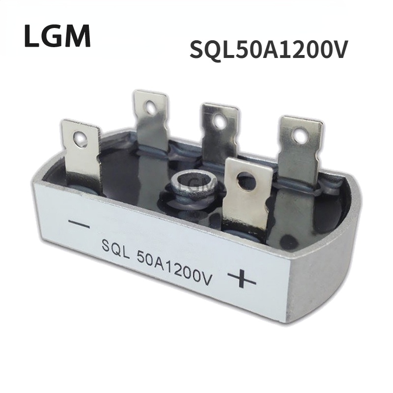 โมดูลวงจรเรียงกระแสไดโอด 50A 1200V 3 เฟส 50Amp SQL50A
