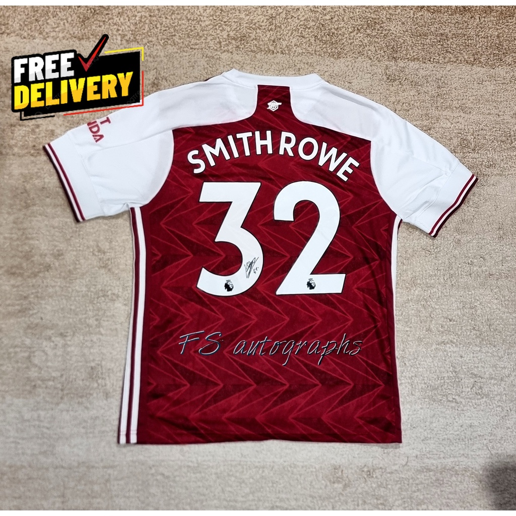 เสื้อเหย้า Arsenal 2020/2021 พร้อมลายเซ็น Emile Smith Rowe