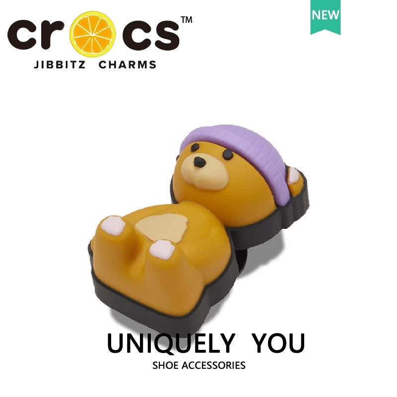 jibbitz crocs แท้ charms จี้หมีเท็ดดี้ พร้อม BEANIE