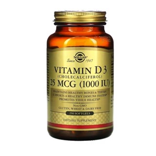 [ วิตามินดี 3 , 1,000 IU ] Solgar, Vitamin D3 (1,000 IU) (So…