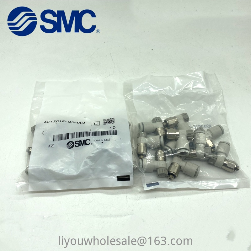 SMC ยี่ห้อใหม่ AS1201F/AS2201F-M5/01/02-04S/06S/08S/10SA/06A/04A ระเบียบความเร็ว