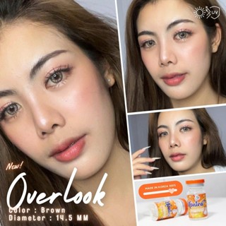 คอนแทคเลนส์(บิ๊กอาย) Over Look Brown / Gray (Montra) ⭐️ลายฮิ…