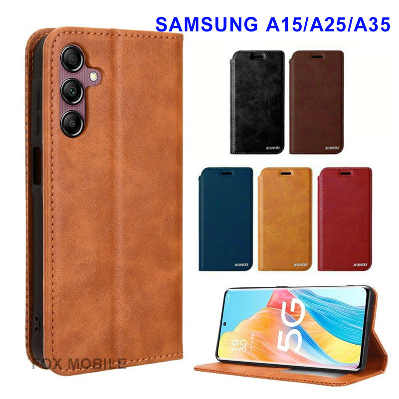 เคส For Samsung A27 A57 A37 A07 A17 A16 A06 A36 A56 A15/A25/A35/A55 5G/A05/A05s A14 A24 เคส ฝาพับ ใส่บัตรได้ XU