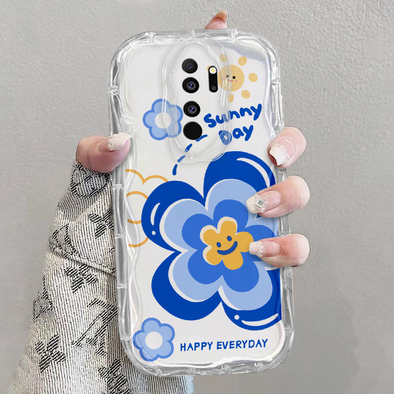 เคส Redmi NOTE 8 PRO Redmi 9 CUTE 2024 เคสโทรศัพท์ ใส เคสนิ่ม ความรู้สึกสูง หยัก แมว ดอกไม้ ใส เคสโทรศัพท์