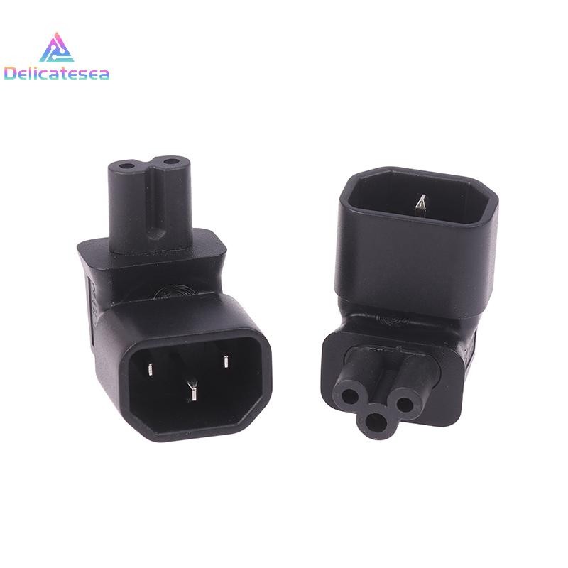 [Delicatesea] Ups PDU ชายหญิง EU US ปลั๊กไฟอะแดปเตอร์ซ็อกเก็ต Universal IEC320 C13 C14 ถึง C5 C6 C7 C8 C19 C20 C21 แปลงเชื่อมต่อใหม่