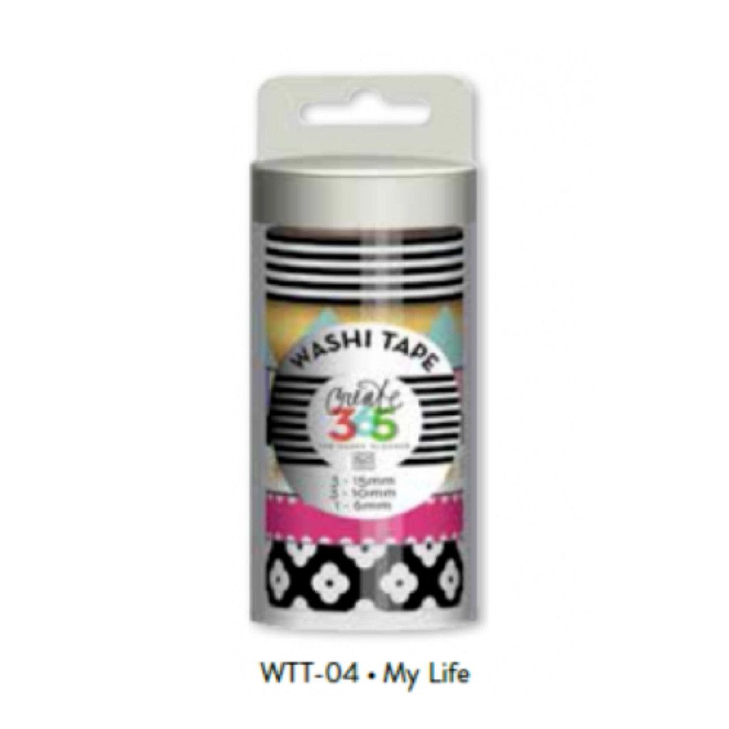 MAMBI Create 365 Happy Planner Washi Tape Tubes - My Life (Clearance)